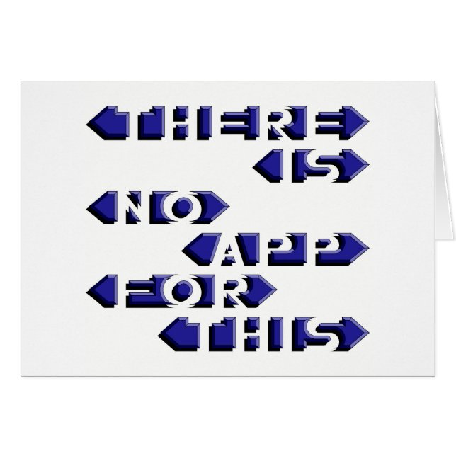 Cartão Não há nenhum App para este (Frente Horizontal)