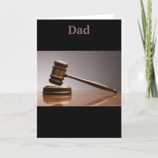 Cartão Não há nenhum debate, meu pai está grande!