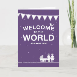 Cartão Não Hetero Design 'Novo Bebê'