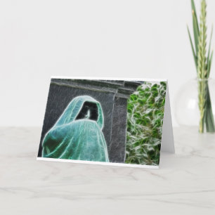 Cartão Não hoje Satã