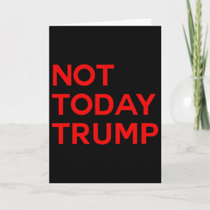 Cartão Não Hoje Trump Pro Democracia Sem Reis Na América
