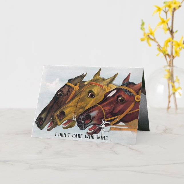 Cartão Não me importa quem ganha personalizado (Flor Amarela)