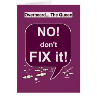 Cartão NÃO, não o fixa