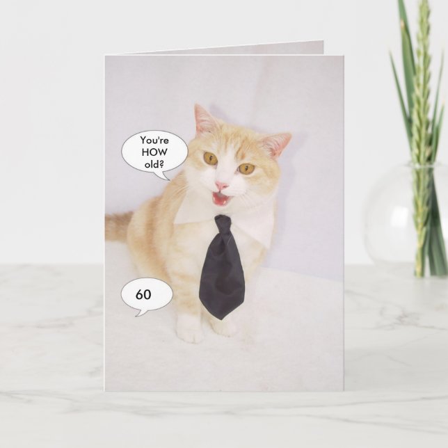 Cartão Não olhe para a sua idade (Frente)