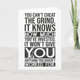 Cartão Não posso comer a moto - gim, Hustle, sucesso