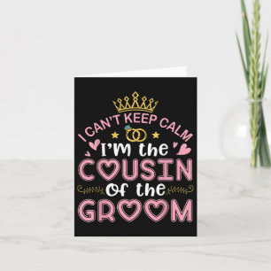 Cartão Não Posso Ficar Calmo, Sou O Primo Do Marinheiro.