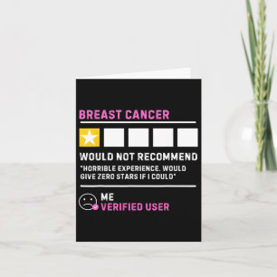 Cartão Não Recomendaria Consciência Engraçada Do Cancer D