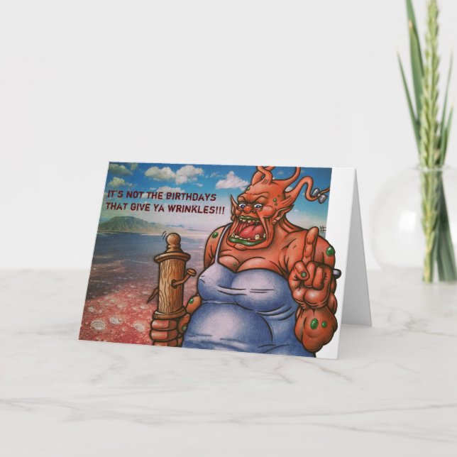 CARTÃO NÃO SÃO OS ANIVERSÁRIOS. (Frente)