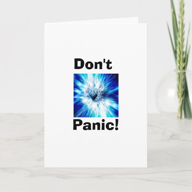 Cartão Não se apavore (Frente)