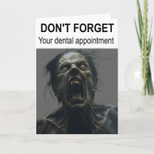 Não se esqueça da sua consulta dentária.