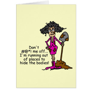 Cartão Não se meta comigo