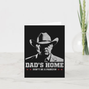 Cartão Não seja um Dia de os pais de cowboy pânico 4