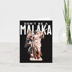 Cartão Não Seja Um Grego Engraçado Malaka Dizendo Grego A