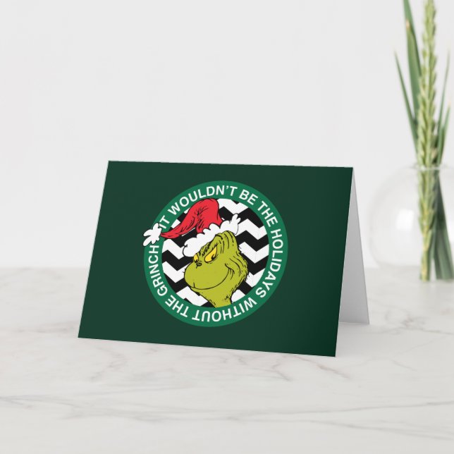 Cartão Não Seriam as Férias sem o Grinch (Frente)