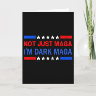 Cartão Não sou apenas Mega, sou Dark Mega Trump 2024 Elei
