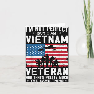 Cartão Não Sou Perfeito Mas Sou Um Veterano Do Vietname 