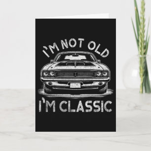 Cartão Não sou velho sou Clic Camiseta engraçada de Natal
