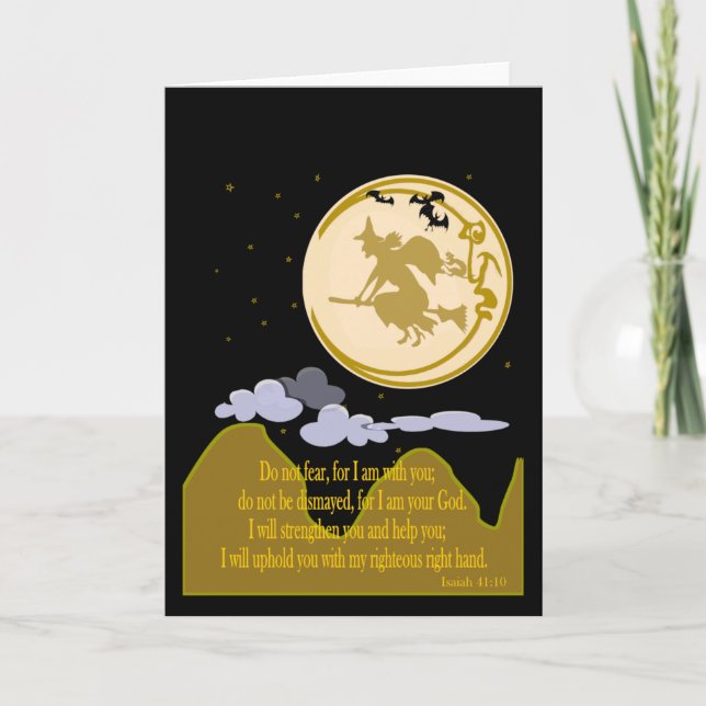 Cartão Não tema - o 41:10 de Isaiah (Frente)