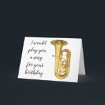 CARTÃO NÃO VAI JOGAR UMA CANÇÃO **60ª PLACA DE ANIVERSÁRI<br><div class="desc">***O BONITO ANIVERSÁRIO** TUBA PLAYER (OU NÃO UM LOL DE JOGADOR) DESEJA UM ANIVERSÁRIO PARA QUALQUER AMIGO QUE TALVEZ SAIBA ***QUE VOCÊ NÃO PODE TOCAR TUBA**** HA HA E OBRIGADOS TANTO POR PARAR POR UMA DAS MINHAS NOVE LOJAS!!!!</div>