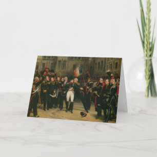 Cartão Napoleon I  Bidding Farewell to the Imperial