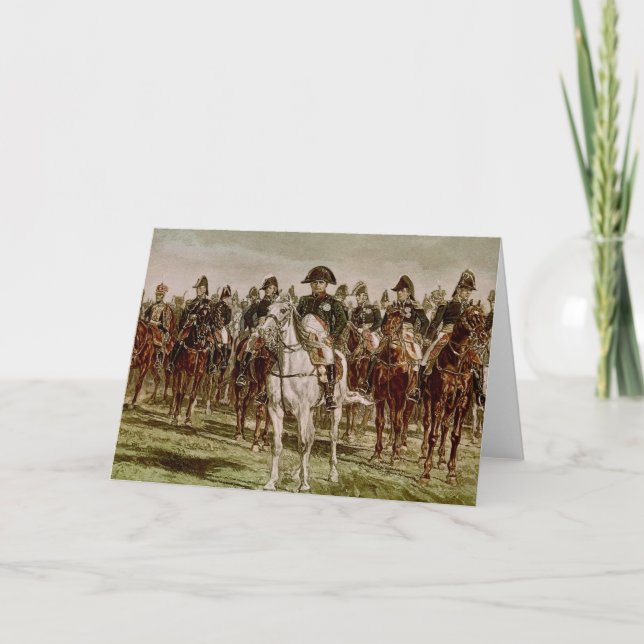 Cartão Napoleon mim e seus funcionarios, c.1860 (Frente)