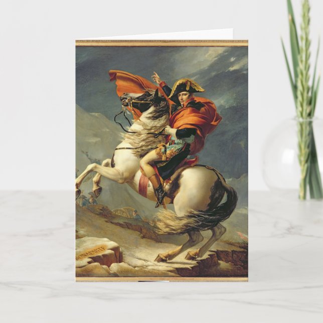 Cartão Napoleon que cruza os cumes o 20 de maio de 1800 (Frente)