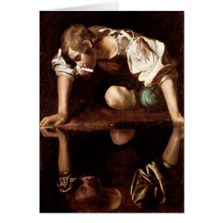 Cartão Narciso, Caravaggio
