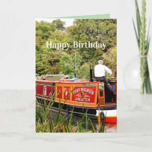 CARTÃO NARROWBOATS CANAIS