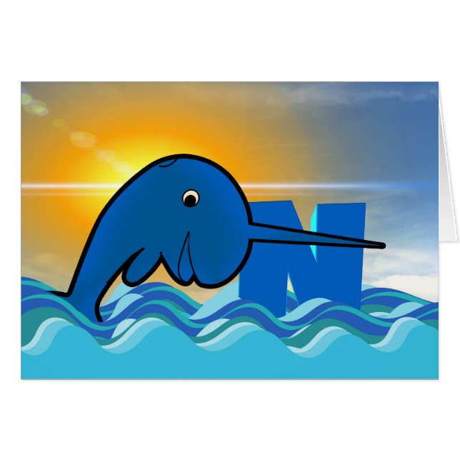 Cartão narval (Frente Horizontal)