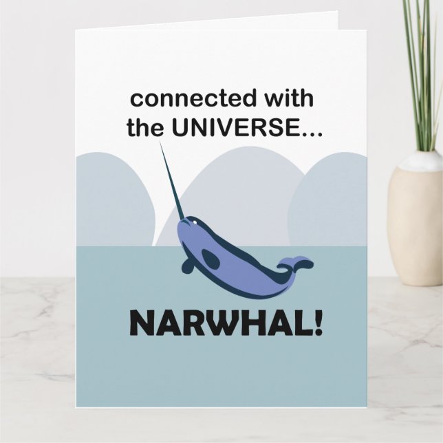 Cartão Narval Conectado Com O Universo Narval (Frente)