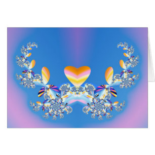 Cartão Nas asas do amor
