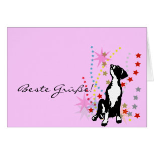 Cartão Nas estrelas