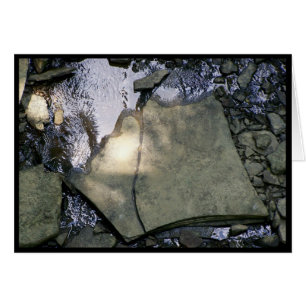 Cartão Nas rochas