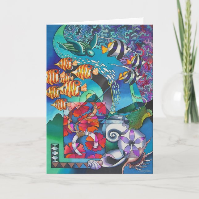 CARTÃO "NAS SOMBRAS DA MONTANHA GIGANTE DO SONO EU " (Frente)