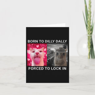 Cartão Nascer A Dilly Dally Forçada A Bloquear Na Memória