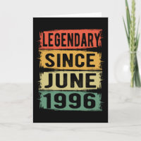 Nascer De Aniversário Em Junho De 1996