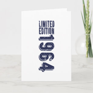 Cartão Nascer De Aniversário Na Edição Limitada De 1964