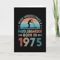 Nascer de Paddlebarding 1975 50º Pai de Presente d