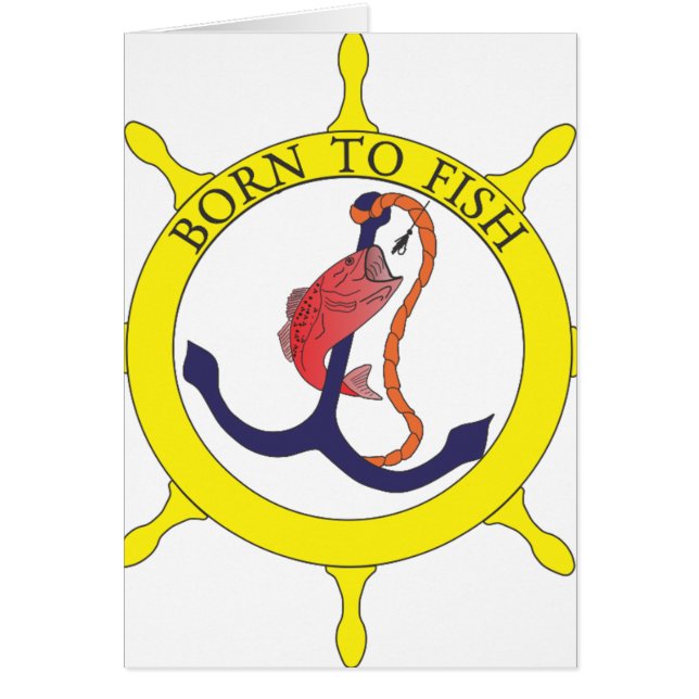 Cartão Nascer de peixe (Frente)
