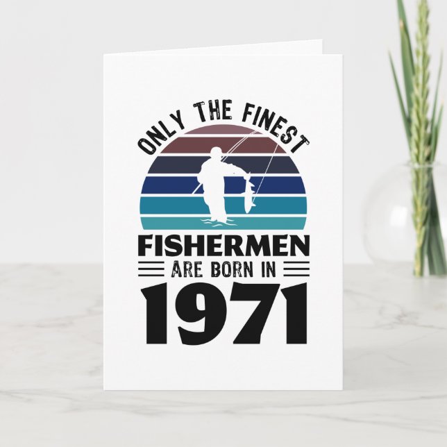 Cartão Nascer de pescadores em 1971, 50º presente (Frente)