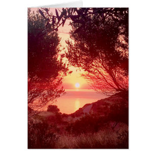 Cartão Nascer do sol