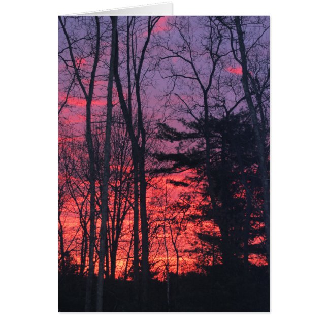 Cartão Nascer do sol (Frente)