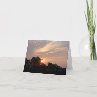 Cartão NASCER DO SOL em NY,