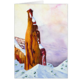 Cartão Nascer do sol que persegue a névoa