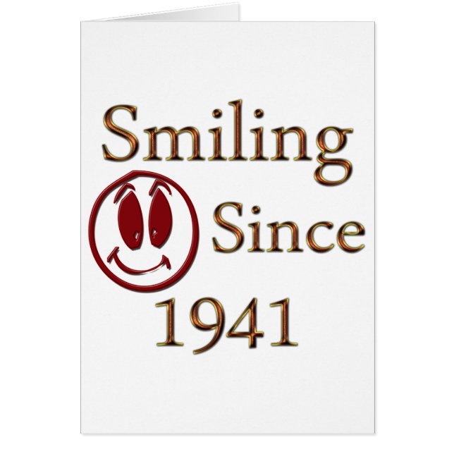 Cartão Nascer em 1941 (Frente)