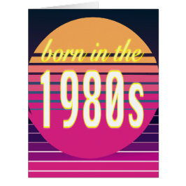 Cartão Nascer na década de 1980, Milênio, geração X, ano