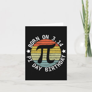 Cartão Nascer No Aniversário Do Pi Feliz 14 De Março No P