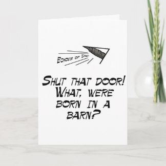 Cartão Nascer num celeiro?