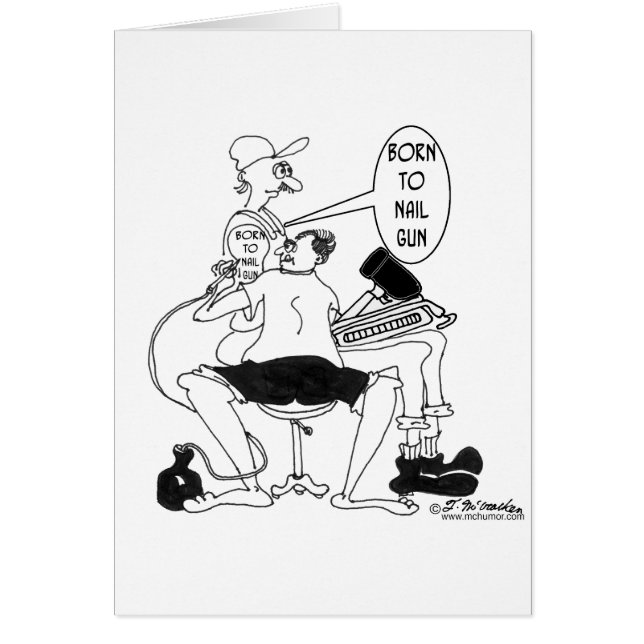 Cartão Nascer para pregar a arma (Frente)