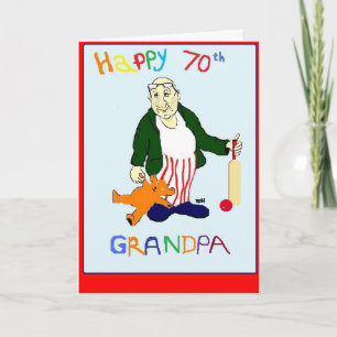 CARTÃO NASCIMENTO DE 70 GRANDPA